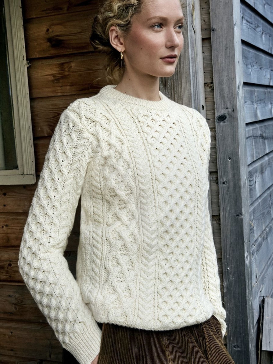 Pull femme - Collection Tricots irlandais laine RWS*